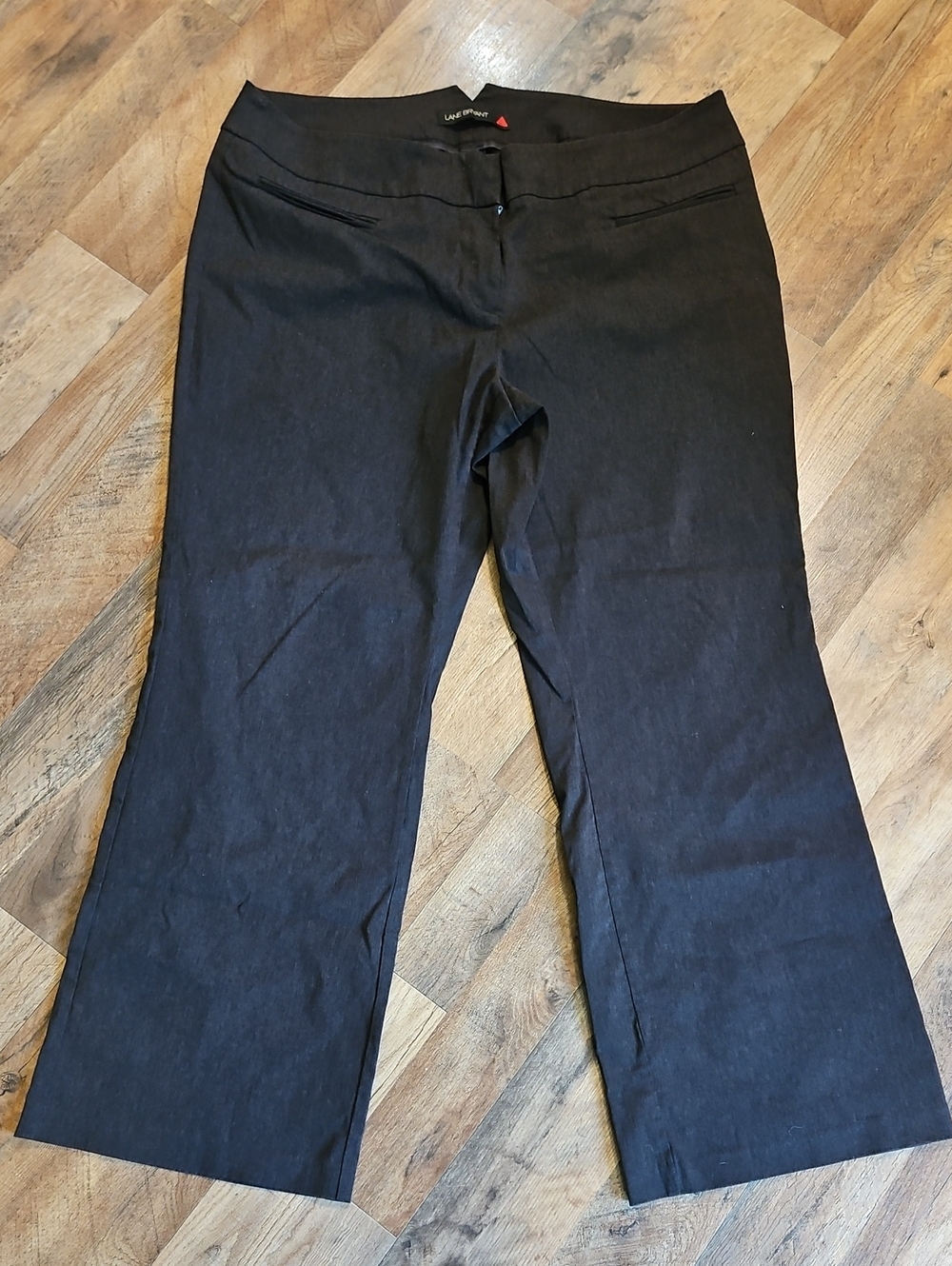 👖Lane Bryant Gray Straight Leg Trouser Pants